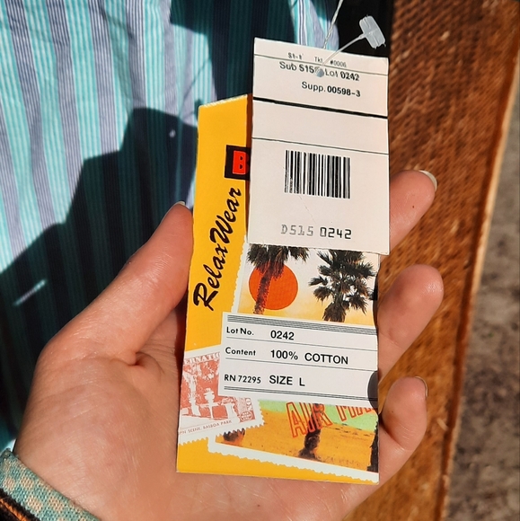 🆕️ Baxter Vintage 90s Short Sleeve Dress Shirt - Picture 4 of 8